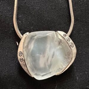 Silapada White Stone Sterling Silver Necklace